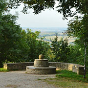 Goethestein vor der Eckartsburg