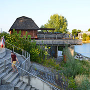 Schiffmühle an der Elbe in Magdeburg