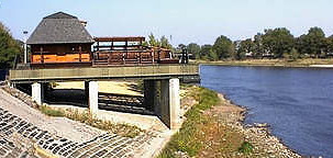 Schiffmühle an der Elbe in Magdeburg