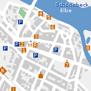 Sehenswürdigkeiten und Markantes in der Innenstadt von Schönebeck