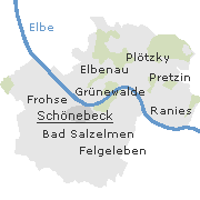 Orte im Stadtgebiet von Schönebeck