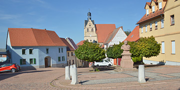 Wettin, Marktplatz