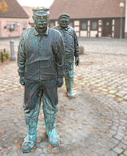 am alten Markt von Arneburg wird durchgehend gearbeitet