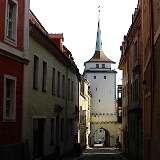 Der Schülerturm wacht im Nordosten der bautzener Altstadt