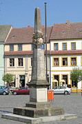 Postmeilensäule in Hoyerswerda