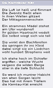 Käte von Kemtau und der Poet unbekannte H. Hapunkt