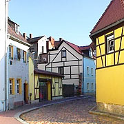 Rest der Stadtmauer in Borna