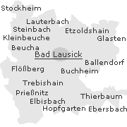 Orte im Stadtgebiet von Bad Lausick
