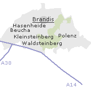 Orte im Stadtgebiet von Brandis