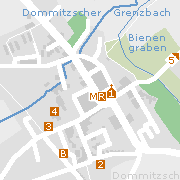 Sehenswertes und Markantes in der Innenstadt von Dommitzsch