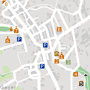 Sehenswertes und Markantes in der Innenstadt von Ehrenfriedersdorf