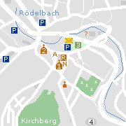 Sehenwertes und Markantes in der Innenstadt von Kirchberg