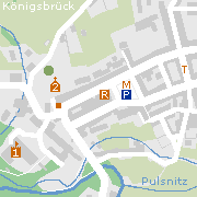 Lage einiger Ortsteile von Kamenz