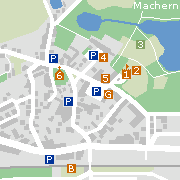 Sehenswertes und Markantes im Ortszentrum von Machern