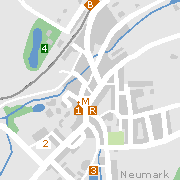 sehenswertes Ortszentrum von Neumark in Sachsen