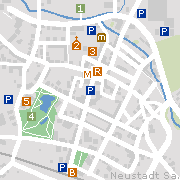 Sehenswertes und Markantes in der Innenstadt von Neustadt i. Sa.