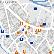 Sehenswertes und Markantes in der Innenstadt von Radeburg