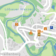 Sehenswertes und Markantes in der Innenstadt von Weißenberg - Mesto Wóspork