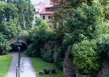 Freiberg. Blick ins Schloss