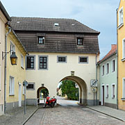 Innenseite des Oschatzer Tores in Belgern, NordSachsen