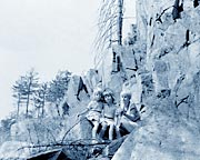 Felsenlandschaft im erzgebirgischen Altenberg