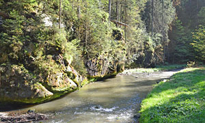 Polenztal bei Hohnstein, Sächsische Schweiz