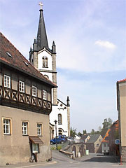 abwärts zum Markt von Wildenfels