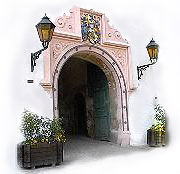 Portal des Schloss Wildenfels bei Zwickau