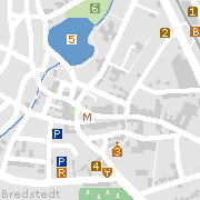 Sehenswertes und Markantes in der Innenstadt von Bredstedt