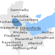 Orte im Stadtgebiet von Eckernförde