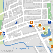 Sehenswertes und Markantes in der Innenstadt von Krempe