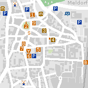 Sehenswertes und Markantes in der Innenstadt von Meldorf