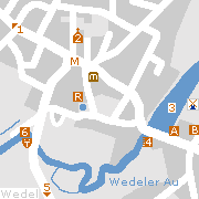 Sehenswertes und Markantes in der Innenstadt von Wedel