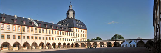 Innenhof Schloss Friedenstein in Gotha