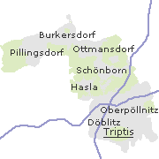Orte im Stadtgebiet von Triptis