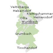 Orte im Stadtgebiet von Wurzbach