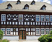 Friedrich Froebels Geburtshaus in Oberweissbach. Er war sozusagen der erste Kindergärtner.