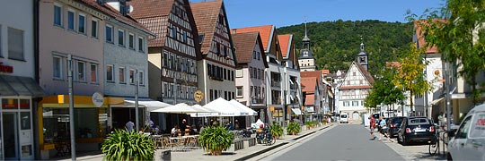 Künzelsau im schwäbschen Hohenlohe