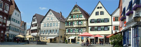 Markgröningen, am Marktplatz