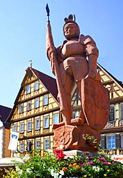 Bad Mergentheim, Ritter am Marktplatz © Werner Hilpert #5616424