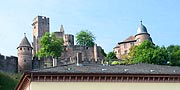 Wertheims hoch gelegene staufische Anlage (Ruine) und Schloss