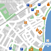 Sehenswertes und Markantes in der Innestadt von Bad Säckingen
