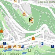 Sehenswertes und Markantes in der Innenstadt von Bad Teinach-Zavelstein