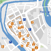 Sehenswertes und Markantes in der Innenstadt von Besigheim