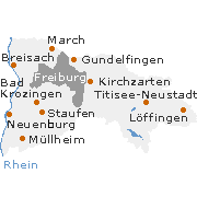 Breisgau-Hochschwarzwald-Kreis in Baden-Württemberg