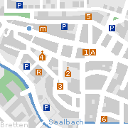 Sehenswertes und Markantes in der Innenstadt von Bretten