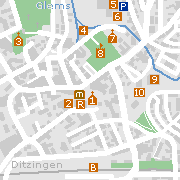 Sehenswertes und Markantes in der Innenstadt von Ditzingen
