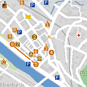 Sehenswertes und Markantes in der Innenstadt von Eberbach