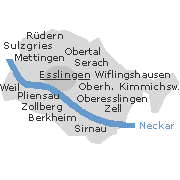Esslingen Stadtteile