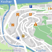 Sehenswertes und Markantes in der Innenstadt von Forchtenberg